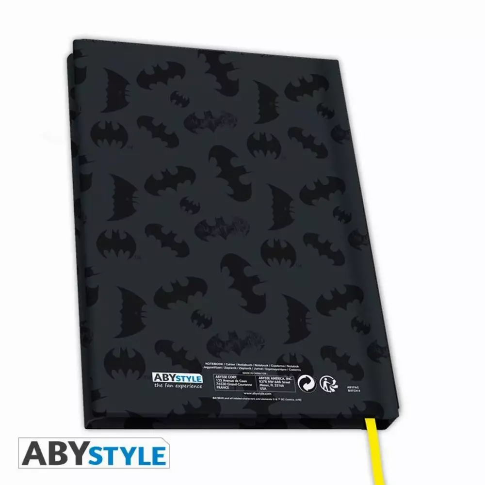 Тефтер ABYSTYLE DC COMICS Batman Logo, A5, 180 листа