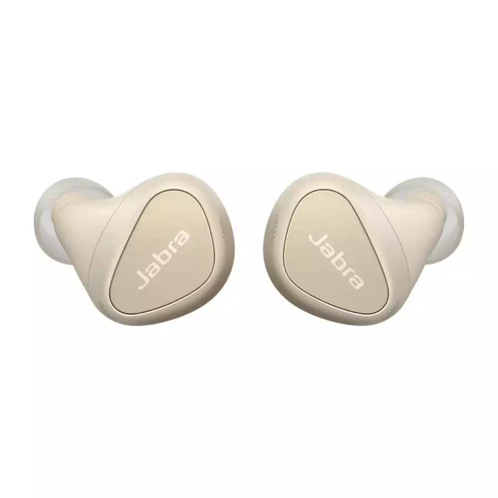 Блутут слушалки Jabra Elite 5 Gold Beige