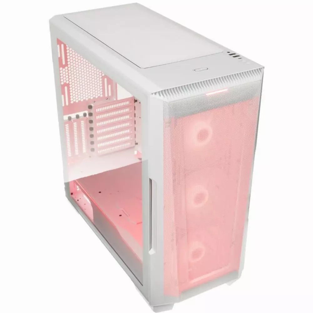 Кутия Phanteks P500A TG DRGB Mid-Tower Matt White