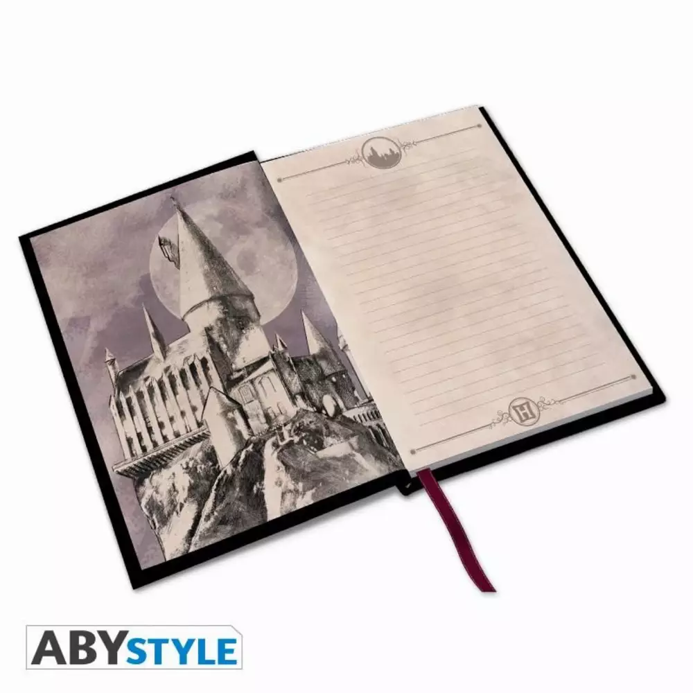 Тефтер ABYSTYLE HARRY POTTER Premium Hogwarts, A5, 180 листа