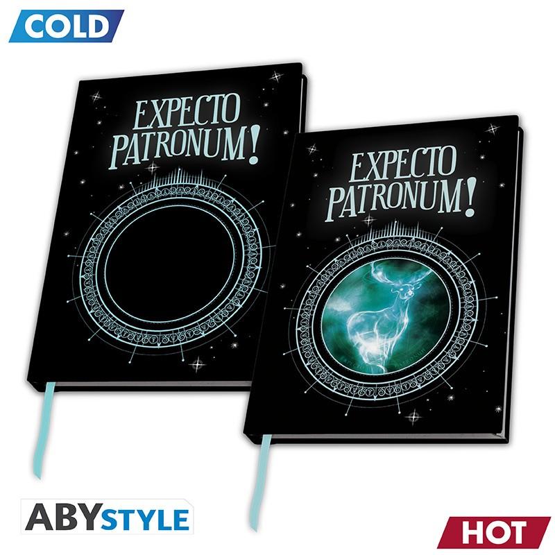 Тефтер ABYSTYLE HARRY POTTER Premium Heat Change Patronus, A5, 180 листа