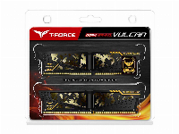 Памет Team Group Vulcan TUF Yellow DDR4 32GB (2x16GB) 3200MHz CL16 - TLTYD432G3200HC16FDC01