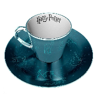 Комплект ABYSTYLE HARRY POTTER Mirror mug & plate set Patronus, Чаша, Подложка