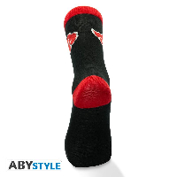 Чорапи ABYSTYLE NARUTO SHIPPUDEN Socks Akatsuki, Черен/Червен