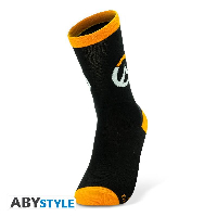 Чорапи ABYSTYLE OVERWATCH Socks Logo, Черен/Оранжев