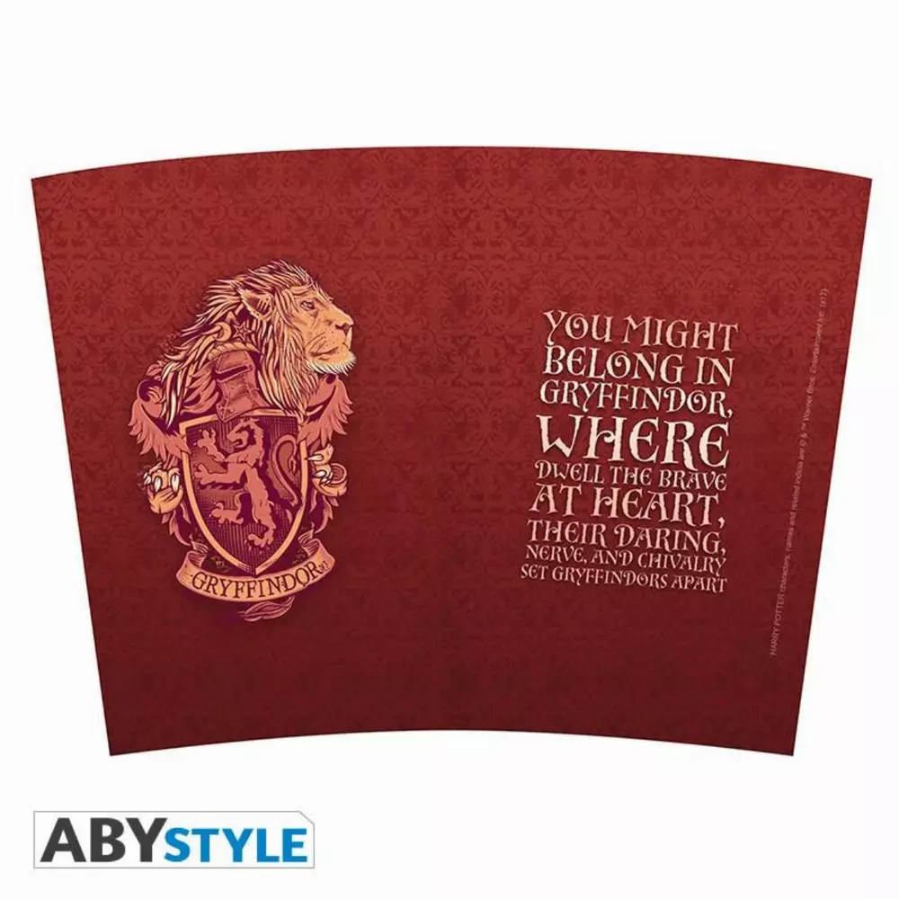 Термо чаша ABYSTYLE HARRY POTTER Travel Mug Gryffindor, Кафяв