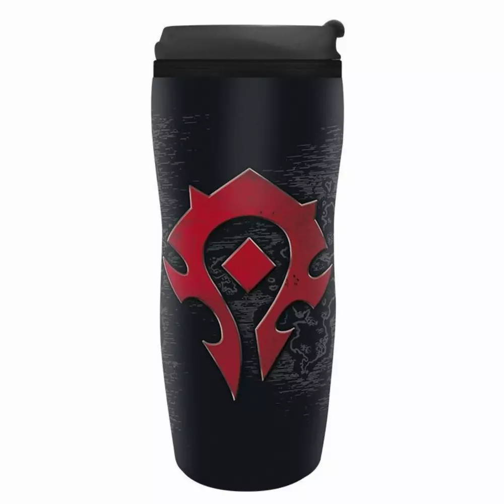 Термо чаша ABYSTYLE WORLD OF WARCRAFT Horde, Черен