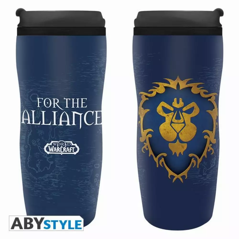 Термо чаша ABYSTYLE WORLD OF WARCRAFT Alliance, Син