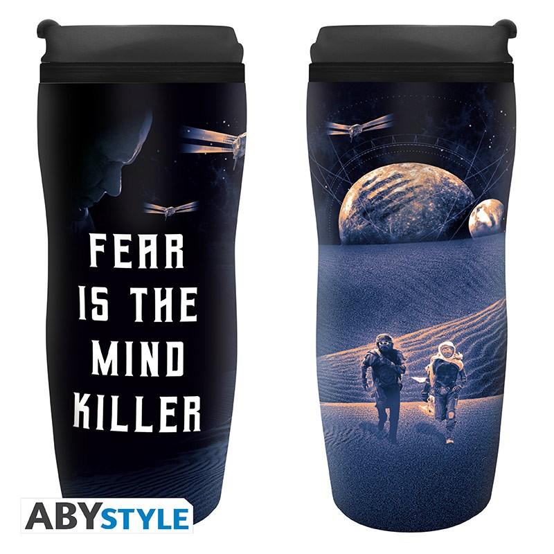 Термо чаша ABYSTYLE DUNE Fear is the mind-killer, Черен