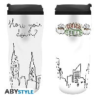 Термо чаша ABYSTYLE FRIENDS Central Perk, Бял