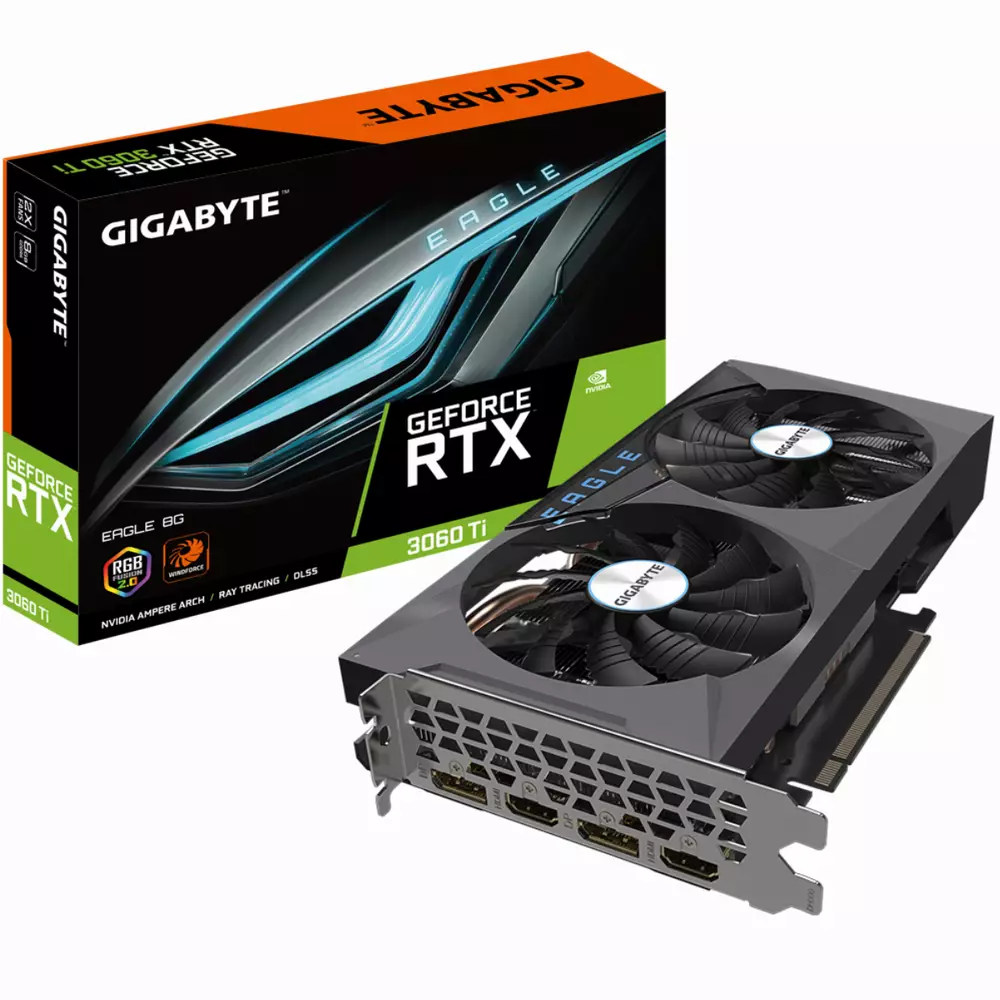 Tarjeta gráfica Gigabyte GeForce RTX 3060 Ti EAGLE 8GB rev 2.0