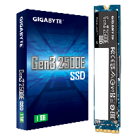 Диск SSD Gigabyte Gen3 2500E 1TB M.2 2280 NVMe PCIe 3.0x4