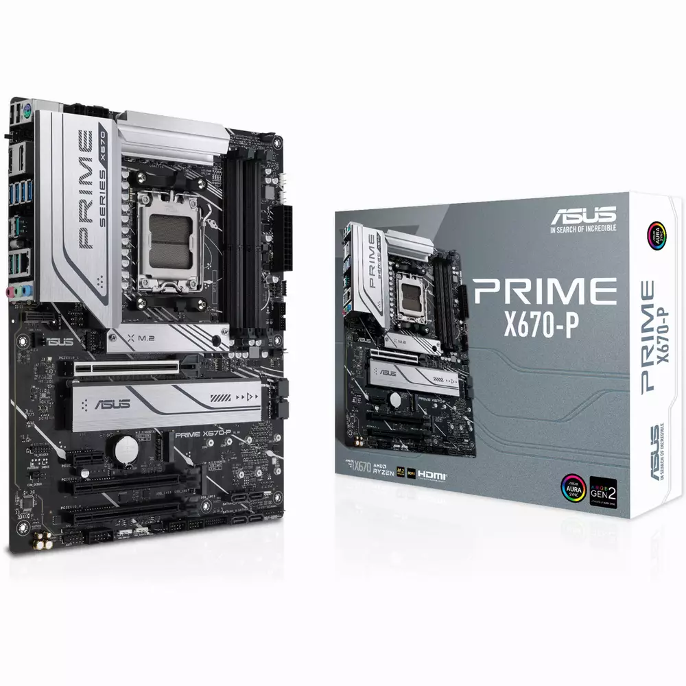 Дънна платка ASUS PRIME X670-P AM5