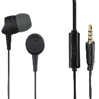 Слушалки с микрофон HAMA Kooky, 3.5 mm, In-Ear, Siri, Google Assistant, Черен