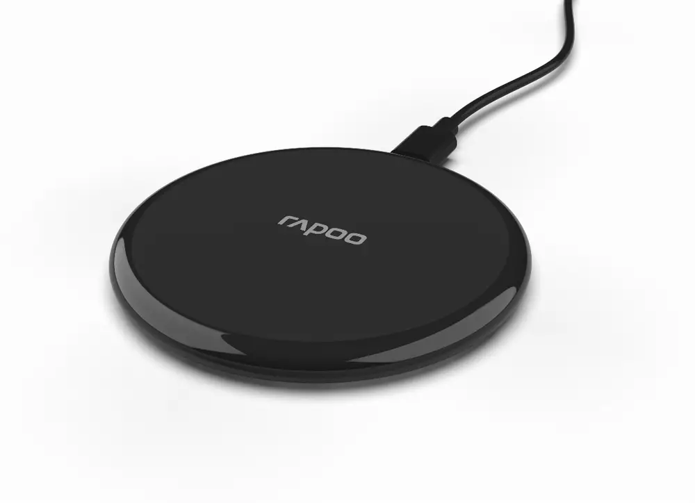 Chargeur sans fil RAPOO XC105, Qi, 5W/7.5W/10W, Noir