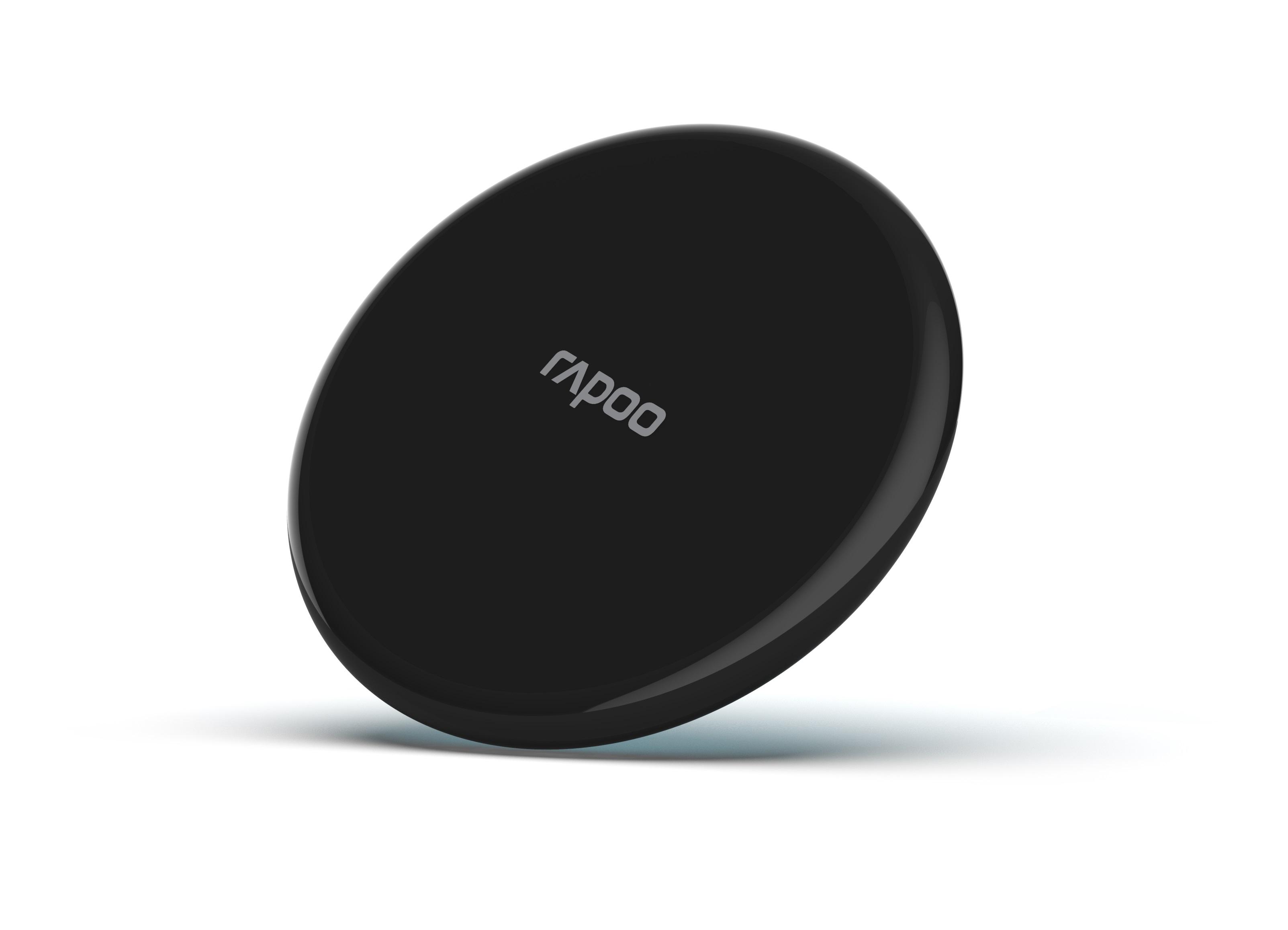 Chargeur sans fil RAPOO XC105, Qi, 5W/7.5W/10W, Noir