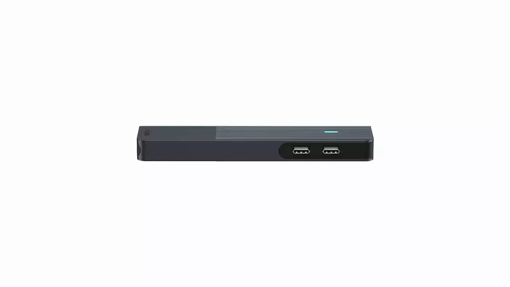 Мултипортов адаптер Rapoo UCM-2003, 7 в 2, USB-A, USB-C, HDMI, SD/MicroSD, Черен