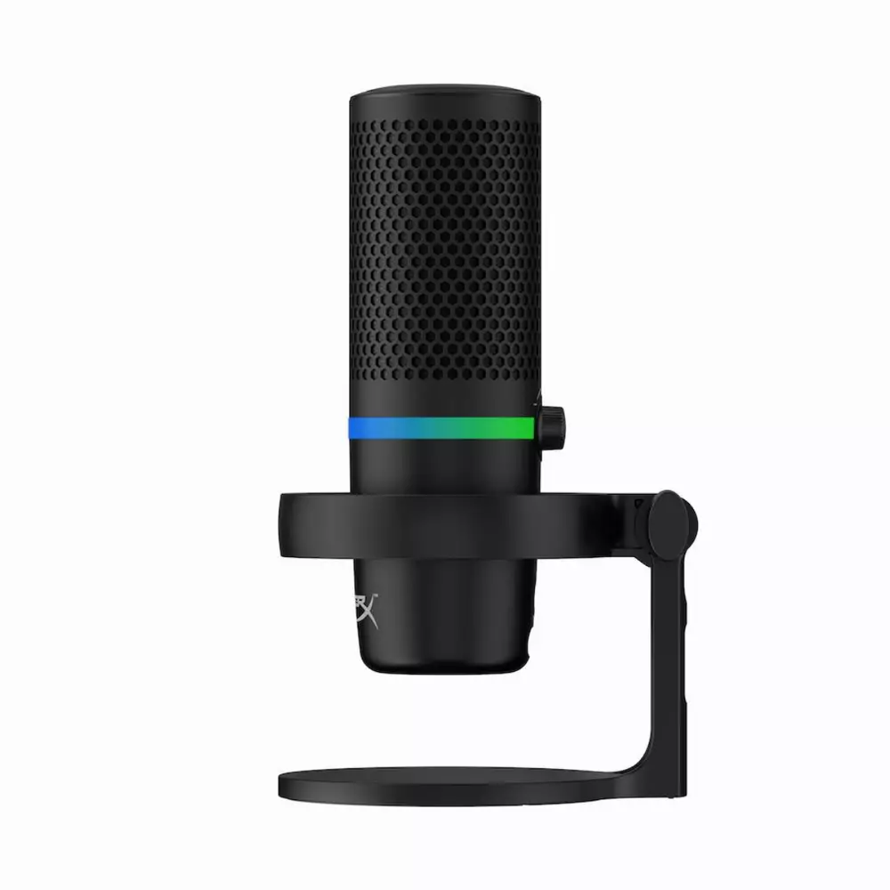 Настолен микрофон HyperX DuoCast, USB, Черен