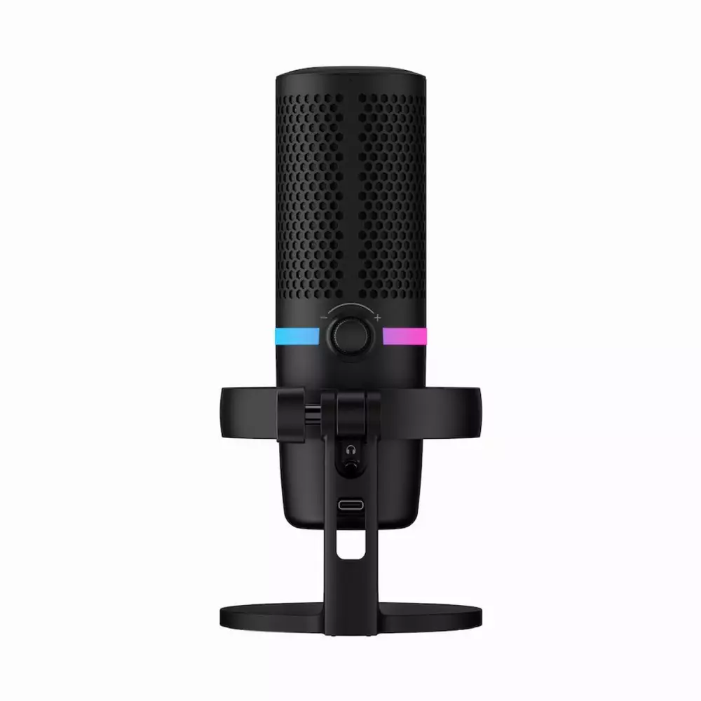 Настолен микрофон HyperX DuoCast, USB, Черен