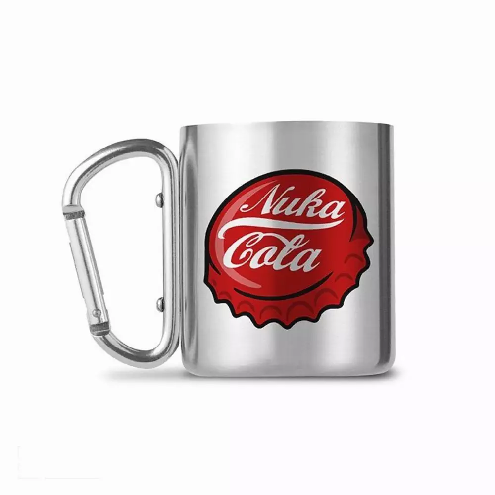 Чаши ABYSTYLE FALLOUT Mug Carabiner Nuka Cola, Метална, Сребрист