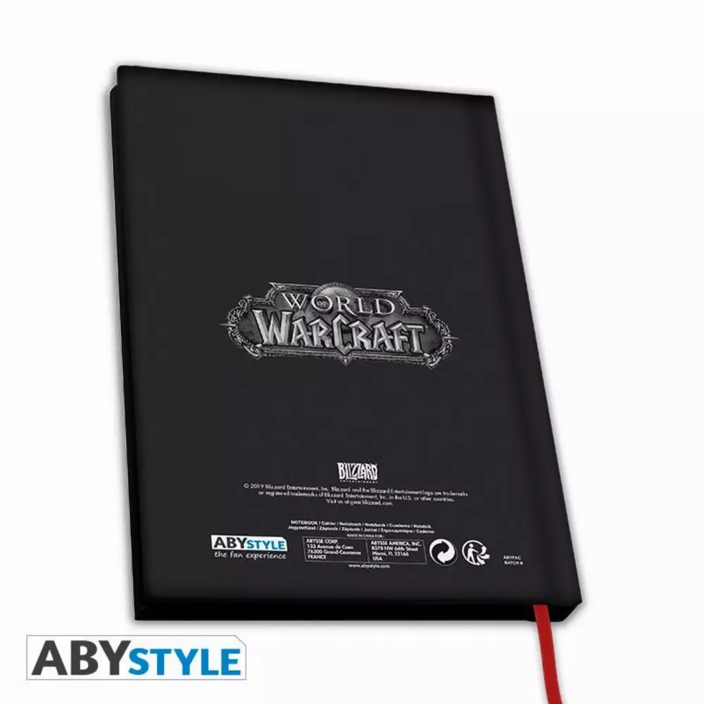 Тефтер ABYSTYLE WORLD OF WARCRAFT Horde A5, 180 листа