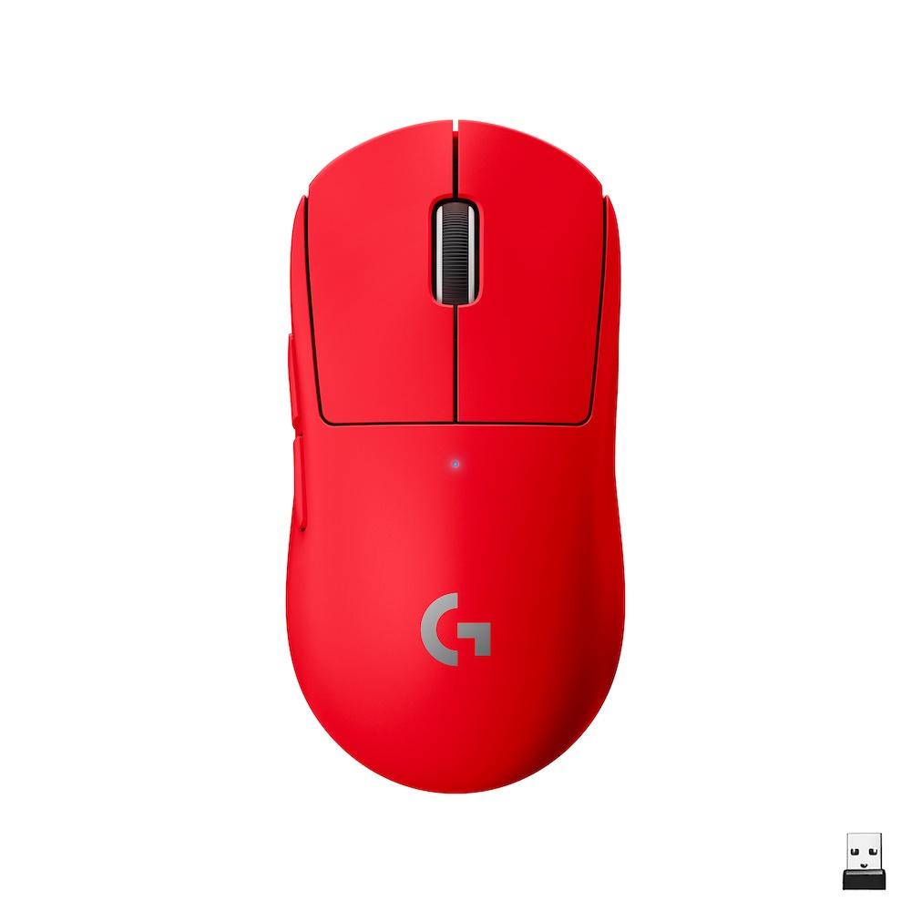 Геймърска мишка Logitech G Pro X Superlight Wireless Red