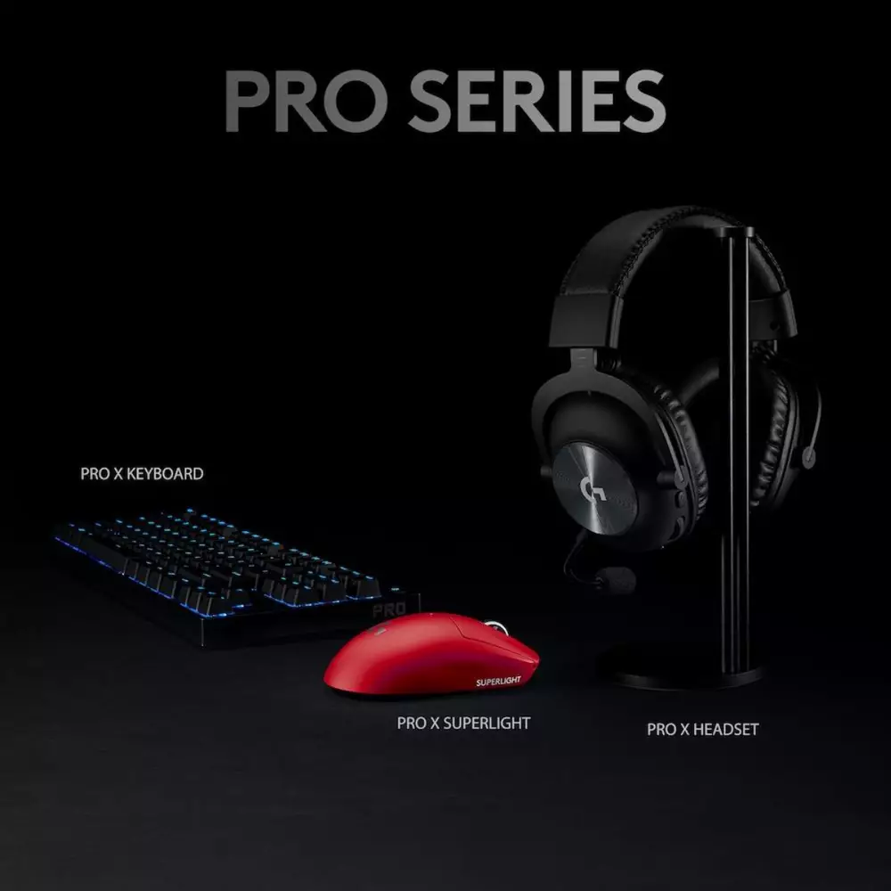 Геймърска мишка Logitech G Pro X Superlight Wireless Red
