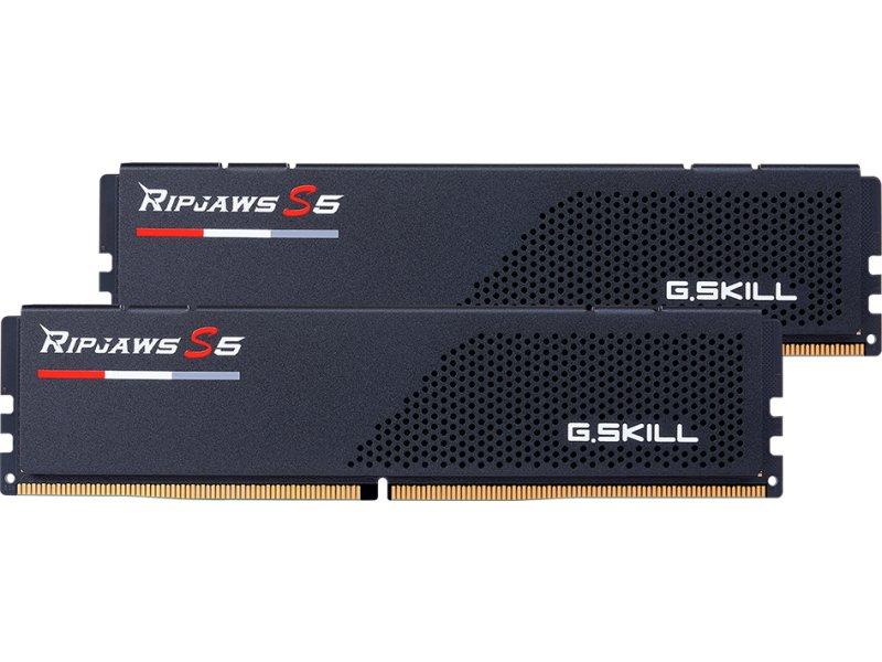 Памет G.SKILL Ripjaws S5 Black 32GB (2x16GB) DDR5 5600MHz CL36 - F5-5600J3636C16GX2-RS5K