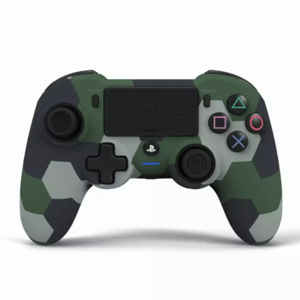 Безжичен геймпад Nacon Asymetric Wireless Controller - PS4 - Camo Green