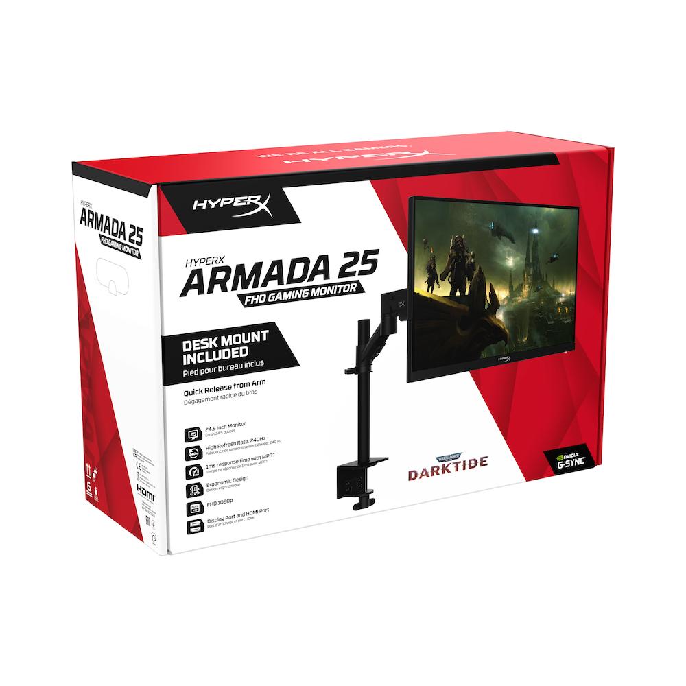 Монитор HyperX ARMADA 25, IPS, FHD 1920x1080, 24.5", 240Hz, 1ms, G-SYNC Compatible