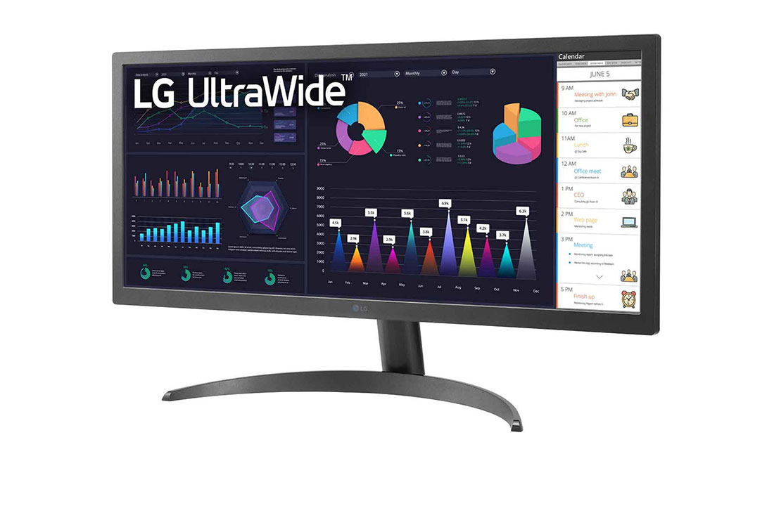 Монитор LG 26WQ500-B IPS 26", IPS, WFHD 2560x1080, 75Hz, HDR10, sRGB 99%