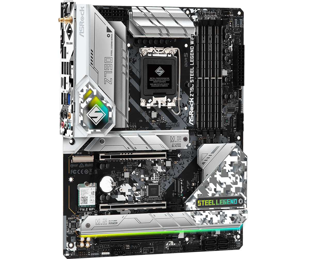 Дънна платка Asrock Z790 Steel Legend Wi-Fi 6E LGA1700 DDR5