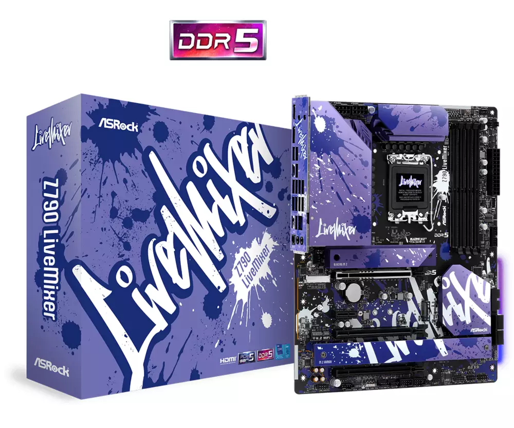 Дънна платка Asrock Z790 LiveMixer LGA1700 DDR5 Limited Edition