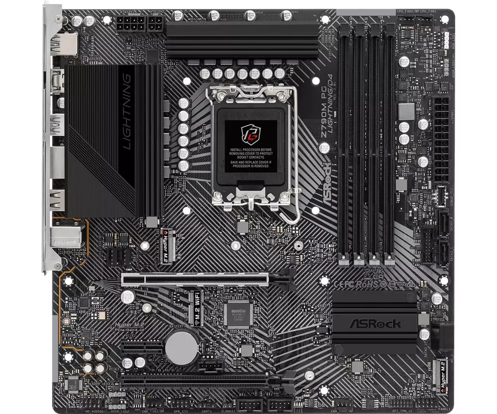 Дънна платка Asrock Z790M PG Lighting/D4 LGA1700 DDR4