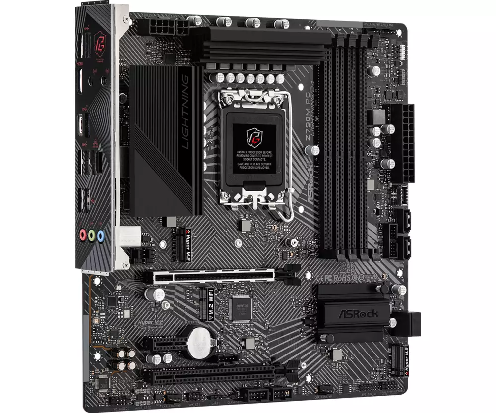 Дънна платка Asrock Z790M PG Lighting/D4 LGA1700 DDR4
