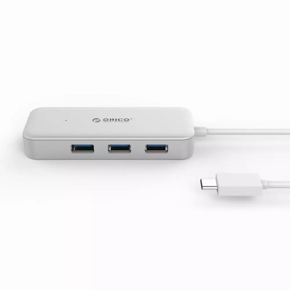 Хъб Orico TC4U-U3-SV USB 3.0 HUB 4 port USB Type-C input  