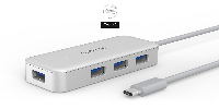 Хъб Orico TC4U-U3-SV USB 3.0 HUB 4 port USB Type-C input  