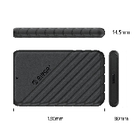 Кутия за диск Orico 25PW1-U3-BK Storage Case 2.5 inch USB 3.0 
