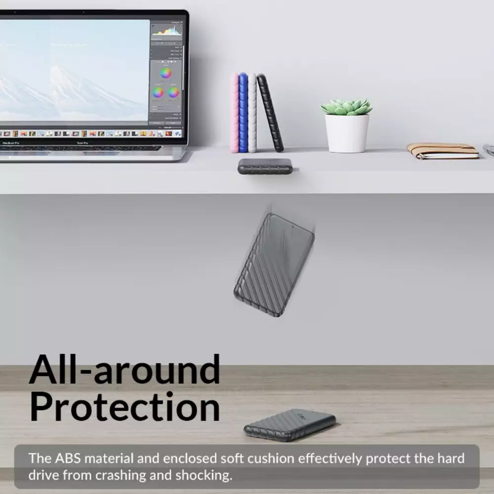 Кутия за диск Orico 25PW1-U3-BK Storage Case 2.5 inch USB 3.0