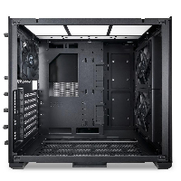 Кутия Lian Li O11 Air Mini Tower Tempered Glass Black - Разопакован