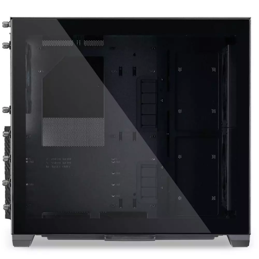 Кутия Lian Li O11 Air Mini Tower Tempered Glass Black - Разопакован