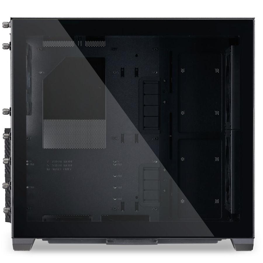 Кутия Lian Li O11 Air Mini Tower Tempered Glass Black - Разопакован
