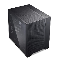 Кутия Lian Li O11 Air Mini Tower Tempered Glass Black - Разопакован