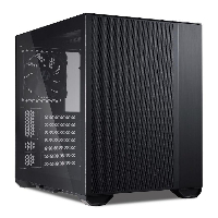 Кутия Lian Li O11 Air Mini Tower Tempered Glass Black - Разопакован