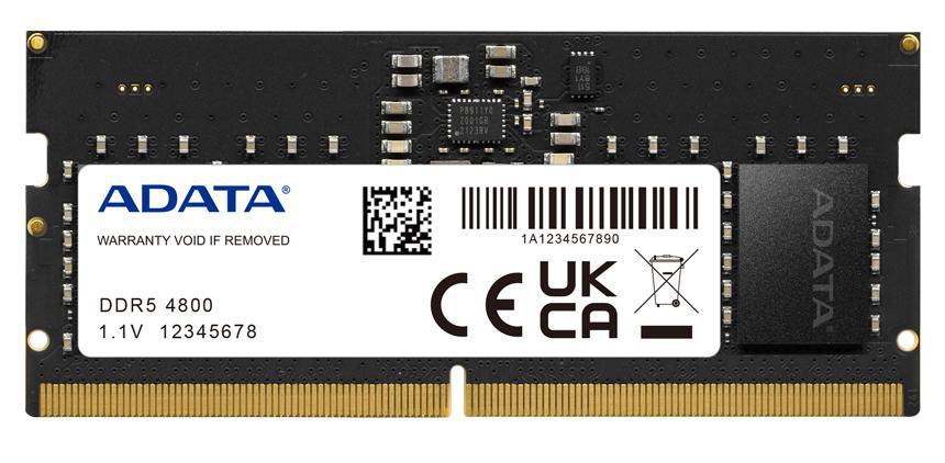 ADATA 32GB DDR5 4800 Mhz SO-DIMM Laptop Memory CL40 AD5S480032G-S