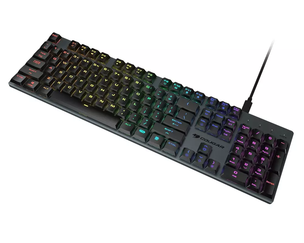 Геймърска клавиатура Cougar Luxlim Gaming Keyboard Optical-Mechanical Red Switches