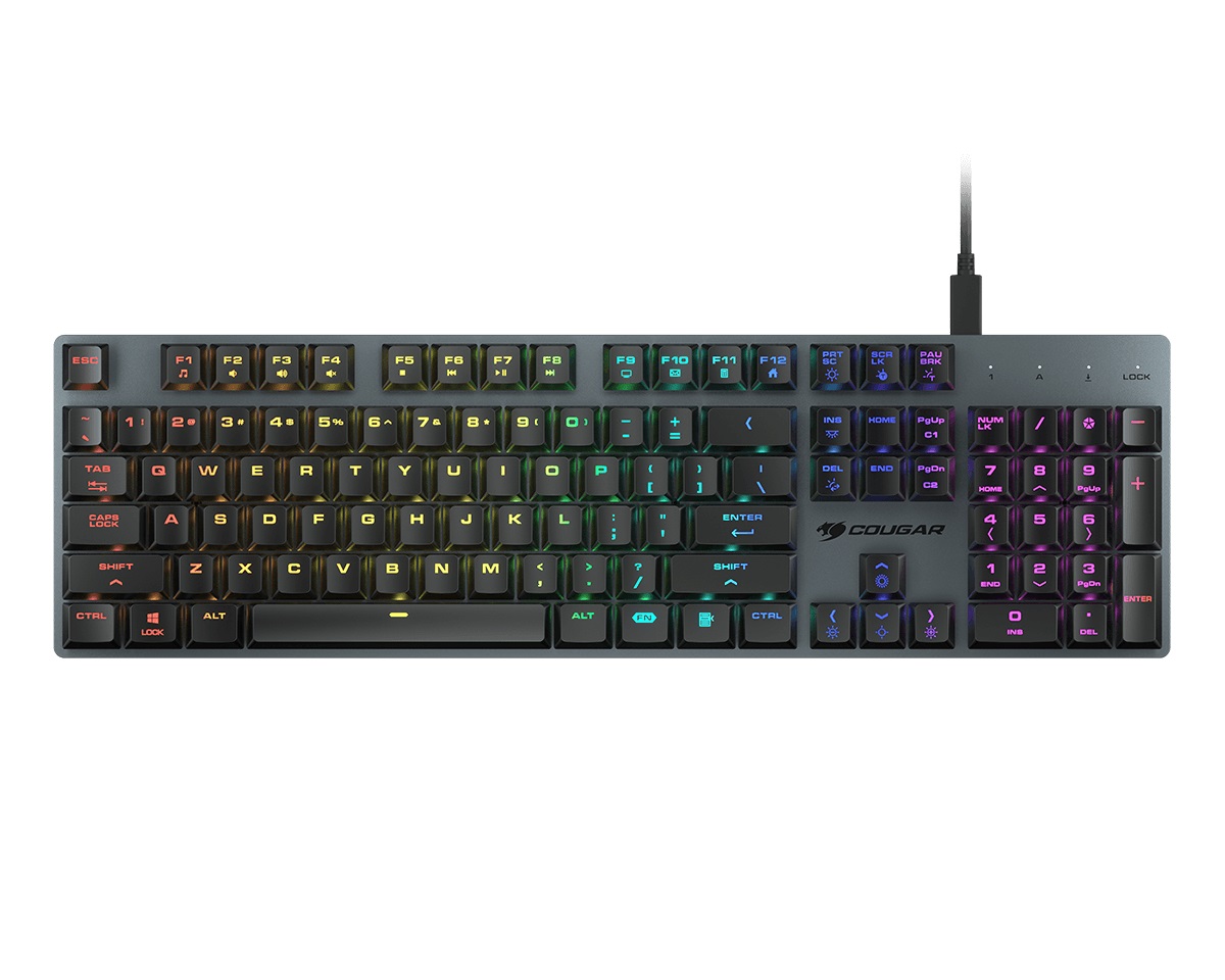 Геймърска клавиатура Cougar Luxlim Gaming Keyboard Optical-Mechanical Red Switches
