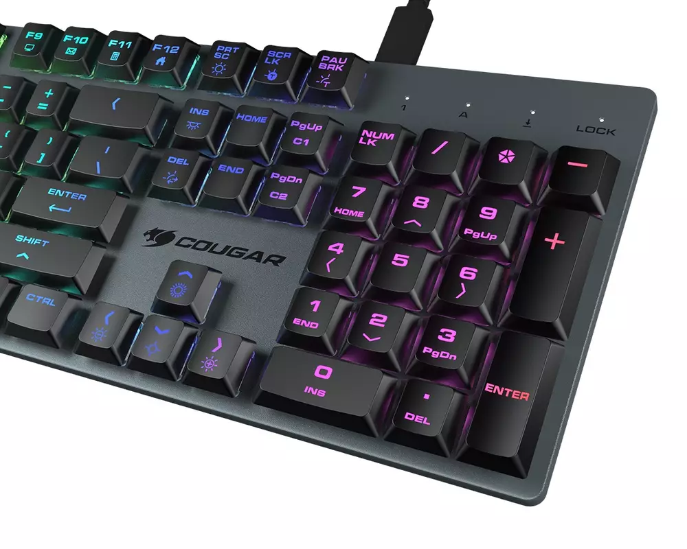 Геймърска клавиатура Cougar Luxlim Gaming Keyboard Optical-Mechanical Red Switches
