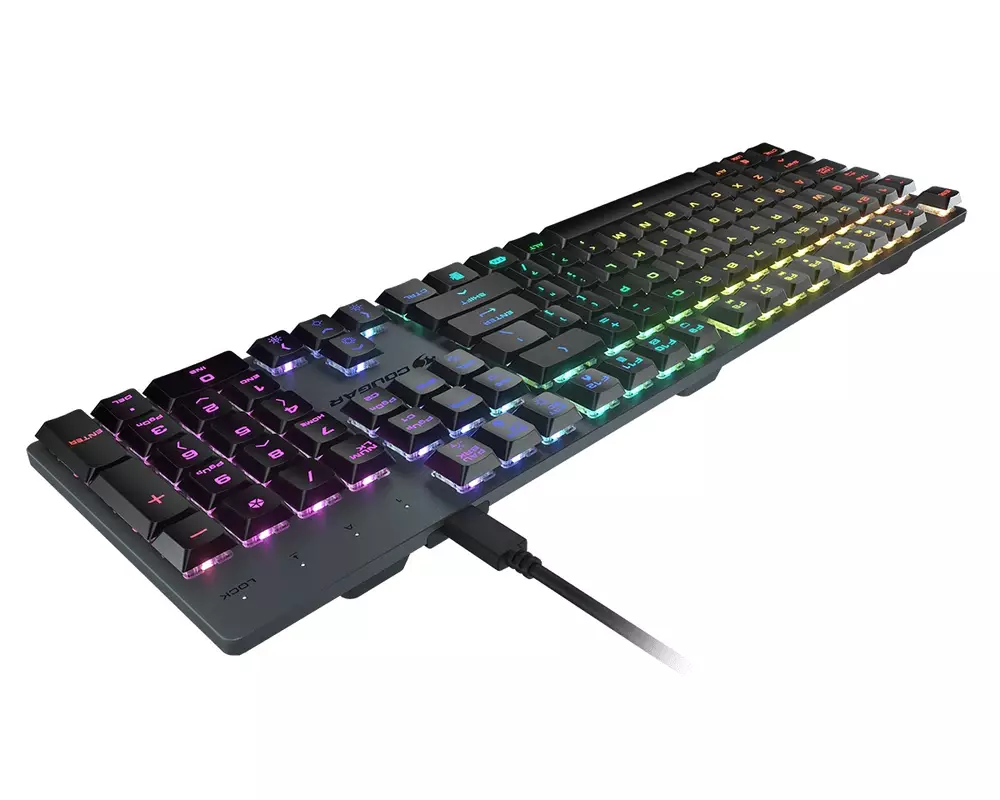 Геймърска клавиатура Cougar Luxlim Gaming Keyboard Optical-Mechanical Red Switches
