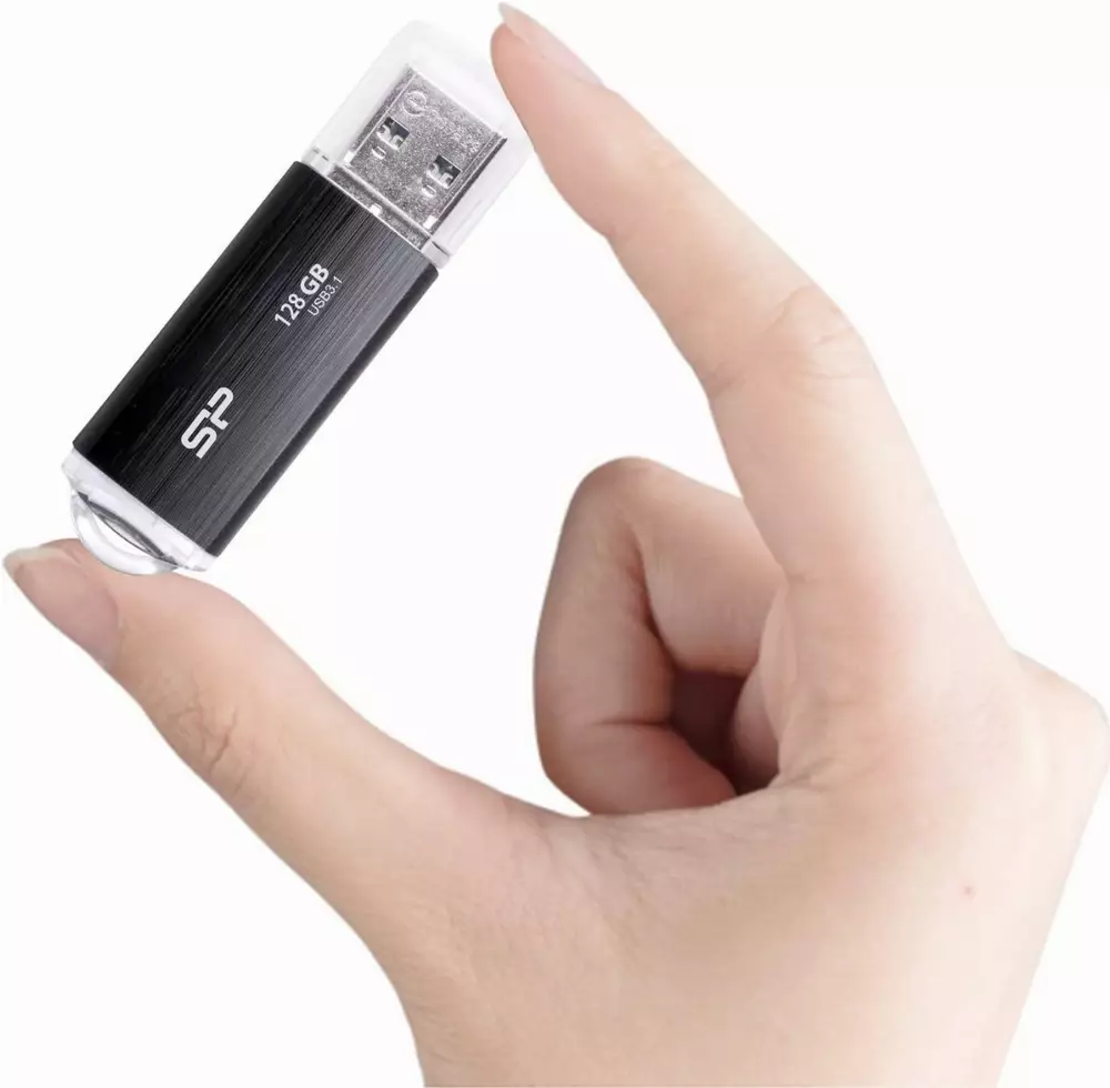 USB памет SILICON POWER Blaze B02 128GB USB 3.2 Gen 1 Black